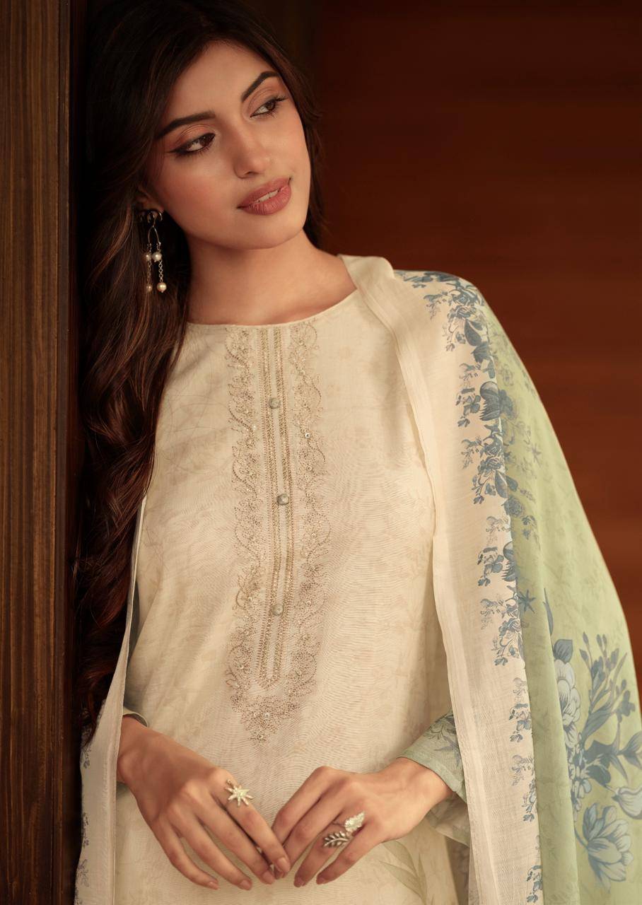 SAFIRA By SANNA Fashion 11149 TO 11154 series Beautiful Festive Suits Stylish PURE HAMP LINEN PRINTED Dresses At Wholesale Price